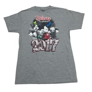 Official Disney 2017 Mickey, Donald, Pluto and Goofy t-shirt